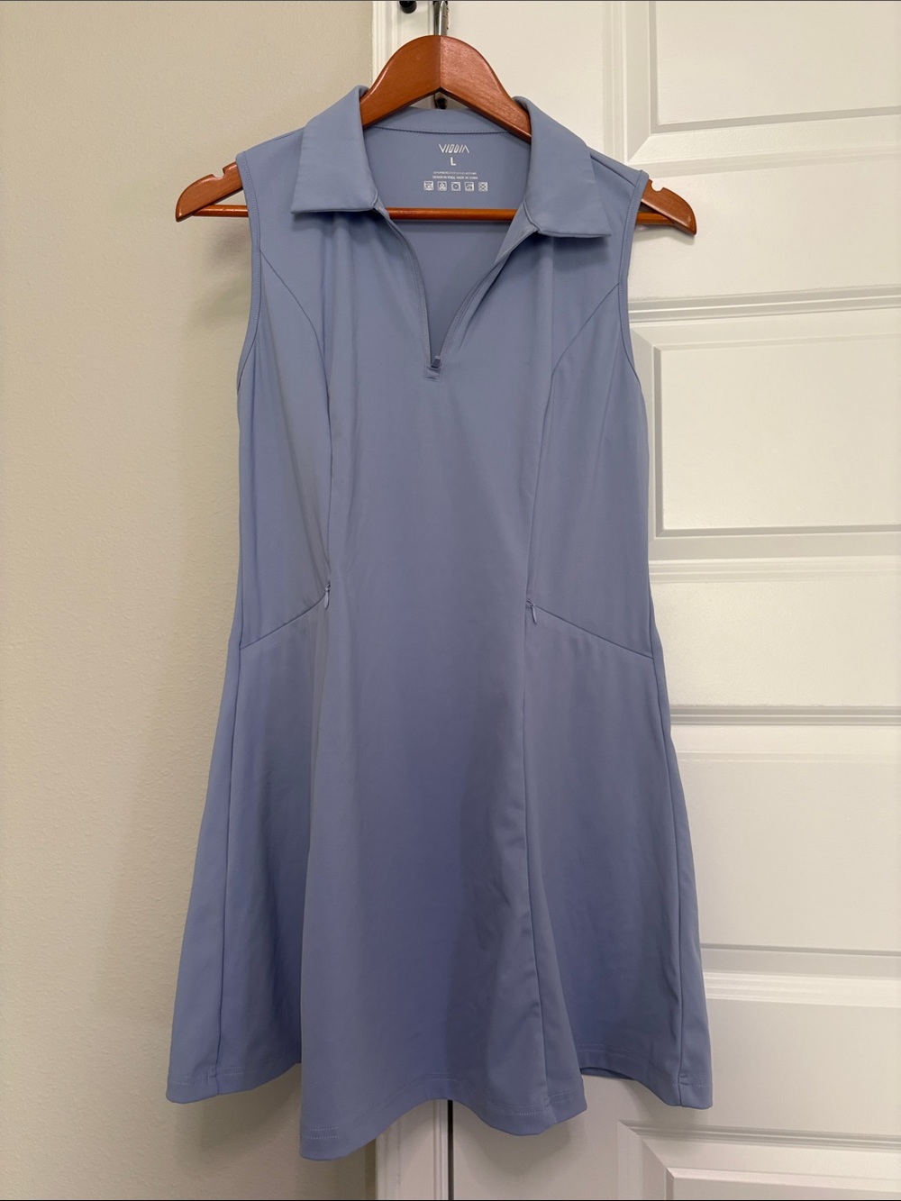 Vineyard Vines Light Blue Sleeveless Polo Dress